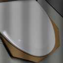 Bemis 1500EC 390 Lift-Off Wood Elongated Toilet Seat, Cotton White (Pack of 1)