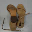 Amazon Essentials Women's Two Strap Heeled Sandal (7.5, Tan)