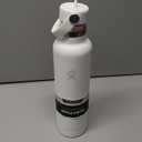 Hydro Flask Water Bottle - Insulated Stainless Steel - Straw Lid, Non Spill, Leakproof in 24 Oz Tonal White