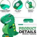Dinosaur Pinata Bundle with a Blindfold and Bat (17x13x4 Inches), Perfect for Birthday Parties, Animal Theme Parties, Decorations