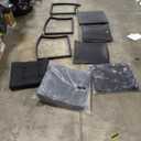 Patiojoy Outdoor Wicker Rocking Chair Glider Rattan Rocker Recliner with Cushion