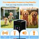 Dog Bark Deterrent Device, 4X Ultrasonic Dog Repeller with Powerful Flashlight, Human & Pet Safe, Effective Training & Deterrent Aid for Indoor/Outdoor Use