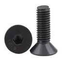 MewuDecor 5/16-18 x 1" Flat Head Socket Cap Screws Countersunk Bolts Countersunk Bolts, Alloy Steel Grade 10.9, Fully Threaded, Black Oxide, 15 PCS