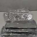 Aliceset 15 Pieces Purse Dust Bags for Storage 3 Sizes Clear Handbag Storage Organizer, Dust Bag Cover Purses with Zipper and Handles for Handbag Closet Organizer(White)