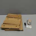 TEAMIX Wood Monitor Stand Riser - 2 Pack Adjustable Dual Monitor Riser for Laptop/PC (Maple)