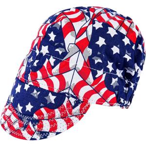Welding Cap Pure Cotton Mesh Inside Liner for Welders Match Welding Helmet American Eagle Color Head Protection Multicolor