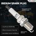 4PCS Ignition Coil Pack & Iridium Spark Plugs Compatible with 1.8L L4 1999-2008 Toyota Corolla, 2000-2005 Celica, MR2 Spyder, 2003-2008 Matrix, Pontiac Vibe, 2000-2002 Chevy Prizm Replace UF247 & 4503