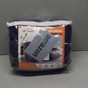 VANSOFY Recliner Loveseat Cover with Middle Console Stretch Reclining Sofa Slipcover for 2 Seat Jacquard Reclining Couch Sofa Covers Furniture Protector with Elastic Straps Bottom (Navy Blue)