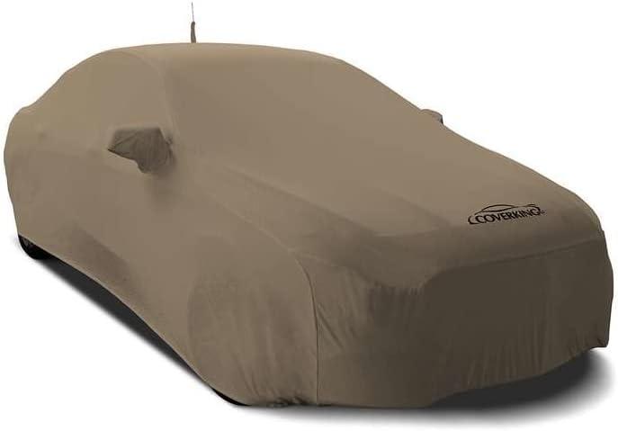 Coverking Custom Fit Exterior Car Cover Designed for Select Audi R8 Model Vehicles: Satin Stretch Fabric, Tan