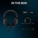 Logitech G Pro X SE Wired Gaming Headset with Microphone: Detachable Microphone, DTS Headphone:X 7.1, for PC, Xbox One, Xbox Series X|S, PS5, PS4, Includes USB DAC - Black
