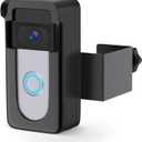 Anti-Theft Doorbell Mount Compatible with R-ing Video Doorbell 1/2/3/3 Plus/4/Plus/Pro/(2020 Release)/(2024 Release), Adjustable No-Drill Doorbell Camera Mount Not Block Doorbell Motion Sensor