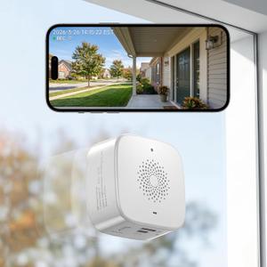 SOIADV 2K Wireless Window Camera,No-Drill Install,2.4GHz & 5GHz WiFi Indoor Cameras for Home Security,AI Human & Vehicle Detection, 6s Pre-Roll, Battery Powered,4MP Color Night Vision,SD/Cloud