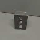 BESTTEN 2 Pack Double Rocker Light Switch, Single Pole Combination Interrupter, 15A 120V, Dual Control Paddle Rockers, in-Wall On/Off Switch, Wall Plate Included, White, UL Listed