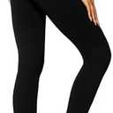 Conceited Fleece Lined Leggings in New Sweater Knit and 20+ Colors, Black