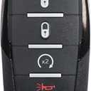 SUPALAND Proximty Smart Key Fob Replacement Fits for Dodge Ram 1500 2019 2020 2021 2022 2023 2024 Keyless Entry Remote Control OHT-4882056 68291689 68442907 68401332