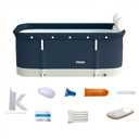 Portable Bathtub Kit, Foldable Soaking Bathing Tub for Adults, Soaking Standing Bathtub, Separate Family Bathroom SPA Tub, Ideal for Hot Bath Ice Bath 47.2x19.7x21.7inch