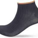 Men's Ankle Socks, Ribbed Cotton Blend, Neutral Colors, 7 Pairs (US, Numeric 5, 12, Regular, Regular, Standard, Multicolor)