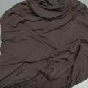 SUUKSESS Women Double Lined Going Out Basic Tank Tops Ruched Summer T Shirts Size XL, Brown