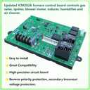 ICM282A Furnace Control Board Module Compatible with Carrier HK42FZ013, HK42FZ004, HK42FZ007, HK42FZ008, HK42FZ009, HK42FZ011, HK42FZ016, HK42FZ034, 325878-751 Series Control Board