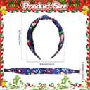 12 Pcs Christmas Headbands for Women Bulk Snowman Santa Xmas Tree Gingerbread Reindeer Headbands Christmas Wide Non-slip Hair Accessories Gifts Party Hair Hoop Headwear Outfits (Cute)
