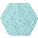 Hexagon Playpen Mattress Mat Blue, Non Slip Playpen Mat for Regalo Play Yard 6 Panel Playpen, Fit Hiccapop 53" PlayPod Portable Playard, Kids Tent Mat Hexagon