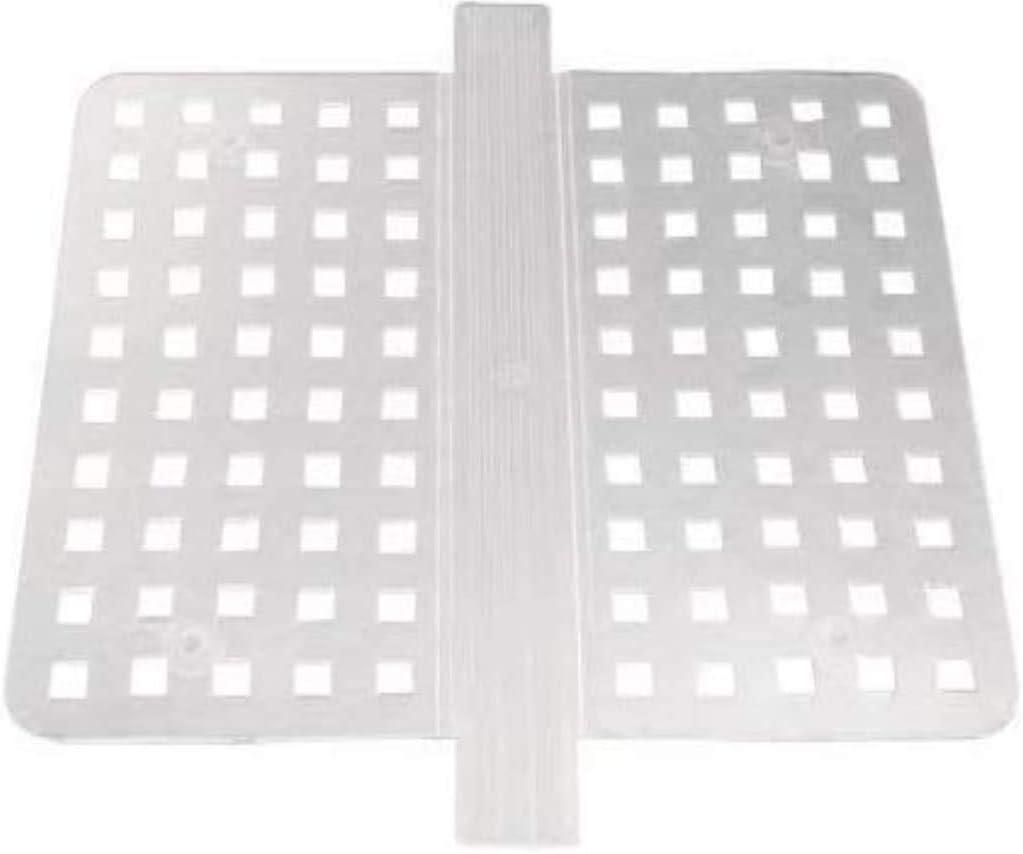 SKEMIX New Clear Kitchen Dish Safe Durable Grips Double Sink Saddle Divider Protector Mat