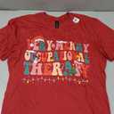 Very Merry Occupational Therapy Funny OT Squad Christmas T-Shirt, M