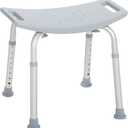 Drive Medical Shower Chair for Inside Tub & Shower, Adjustable Bath Seat with Suction Feet, Non-Slip Stool for Elderly & Disabled, 300 lb Capacity