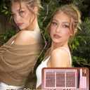 Brown Wispy Eye Lash Clusters Kit Natural Cluster Eyelash Extensions Kit False Eyelash Clusters Fluffy DIY Individual Lash Extensions Kit C Curl