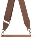 Nylon Crossbody Bags Bum Bag for Women Large Sling Bag Purse with Adjustable Strap（Caramel）