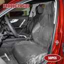 50PCS Disposable Car Seat Covers, Plastic Seat Covers for Cars, Universal Clear Vehicle Chair Protector, Auto Accessories Dustproof Waterproof Auto Chair Protector Fit for Most Vehicles