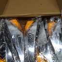5Pcs Truck Cab Marker Lights 17 LED Amber Cab Roof Top Marker Clearance Running Lights w/Chrome Base Replacement for Peterbilt Kenworth Freightliner Cab Roof Lights Assembly 12V