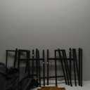 Furnulem Laundry Hamper, Vertical Laundry Basket with 2 Tiers Wooden Shelf and Hooks, Clothes Hamper with Pull-Out and Removable Bag for Bathroom, Bedroom, Dorm, 13.21 Gallons (50L)