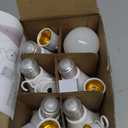 DEBAOBULB6 Pack Rechargeable Emergency Light Bulbs, Battery Powered LED Light Bulb 6000K Daylight E26 120 Volt 9W 60W Equivalent with 1200mAh for Home Power Outage Camping Hurricane
