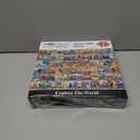 Think2Master Colorful Vintage World Travel Poster 1000 pieces Large Format Jigsaw Puzzle for kids 13+, teens, adults & families. Great gift for people wanting to explore the World. Size: 26.8 X 18.9