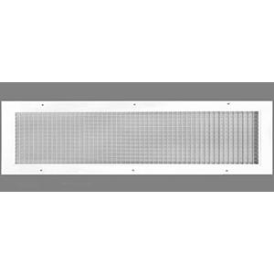 8" x 22" or 22" x 8" Cube Core Eggcrate Return Air Grille - Aluminum Rust Proof - HVAC Vent Duct Cover - White [Outer Dimensions: 9.75 x 23.75]