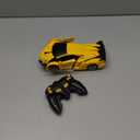 Transform Remote Control Car Toy for Kids 4 5 6 7 8, Remote Control Car for Boys 4-7, Transform Cars for Boys 4-6, Toy Car 5 Year Old Boy, Toys for 3 4 5 6 7 8 9 10 11 12 Years Old Boy (Yellow)