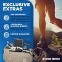 Money Belt for Secure Travel - RFID Blocking Slim Passport Holder - Hidden Waist Pouch for Cash, Credit Cards, Documents - Concealable Under Clothes, Water-Resistant Slim Fanny Pack for Men and Women