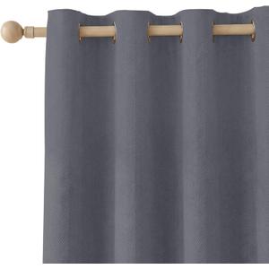 Blackout Curtains for Bedroom 96 inch Curtains,2 Panels,Dark Gray | Cutains for Bedroom,Thermal Insulated Grommet Window Drapes,Waterproof Blackout Curtains for Living Room,52 x 96 in,2 Panels