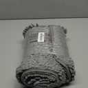 OLANLY Bathroom Rugs Sets 2 Piece, Soft Absorbent Chenille Bath Mats and U-Shaped Contour Toilet Mat Area Rug Set, Machine Washable Bath Carpet, Home Decor Accessories(30"x20"+24"x20", Grey)