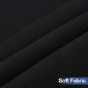 homing 2 Pack Rectangle Table Cloth, Elastic Fitted Fabric Tablecloth Fits for 6 Foot Folding Tables, Washable Table Cover for Picnic, Camping, Indoor & Outdoor (Black, 30" x 72")
