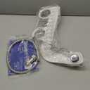 Bio Bidet SlimEdge Bidet Attachment for Toilet, Non Electric, Dual Nozzles for Front and Rear Cold Water Wash, Adjustable Water Pressure, White (1 Pack)