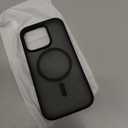 Curranet Matte Magnetic Clear Case for iPhone 16/15/14 Pro Max, 2025 New Curranet Matte Magnetic Clear Soft Case with Lens Protection, Shockproof Protective Cover for iPhone (Black,for 13)