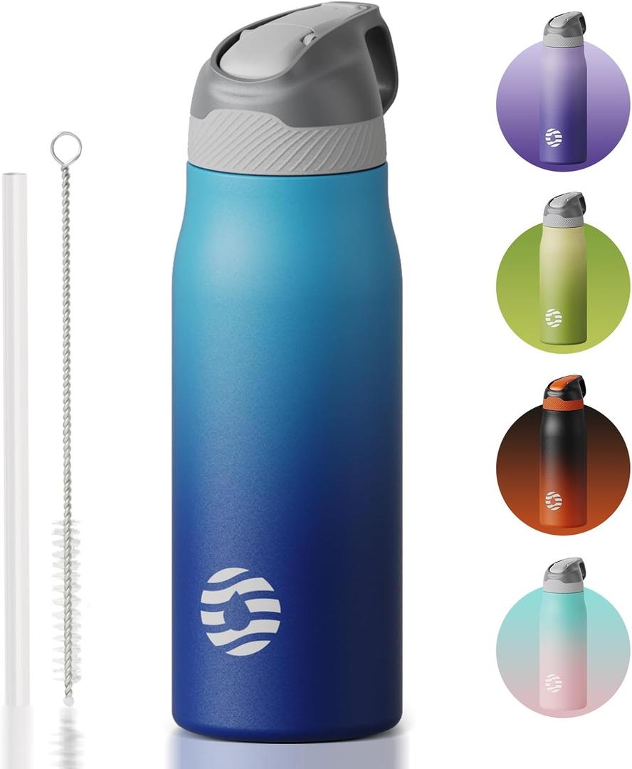FEIJIAN FJbottle Insulated Water Bottle with Straw Lid 20 oz - 24 oz Double Wall Vacuum Kids Water Bottle Stainless Steel Keeps Hot and Cold for Boys Girls School Sports Travel FEIJIAN FJbottle Insulated Water Bottle with Straw Lid 20 oz - 24 oz Double Wall Vacuum Kids Water Bottle Stainless Steel Keeps Hot and Cold for Boys Girls School Sports Travel