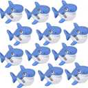 Rhode Island Novelty 2.75 Inch Rubber Water Squirting Sharks, One Dozen