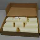 Nimiko Flameless Candles with Remote, Battery Operated Flickering Flameless Candles, LED Candles with Timer 2/4/6/8H, with Realistic LED Candles Set of 9 (D3 x H 3" 4" 5" 6" 7") (Ivory)