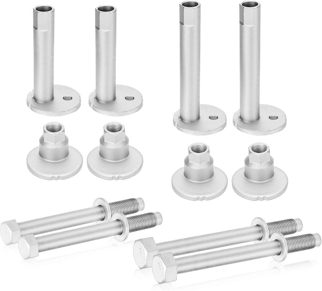 Upgrade Alignment Camber Camber Adjust Bolt Kit 10.9 Grade for 2001-2007 Toyota Sequoia / 2000-2006 Toyota Tundra Replace# 4840934030 4840934020(Set of 4)