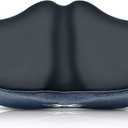 X WING New-Age Noseless Bike Seat Cushion for Men & Women - Extra Padding & Wide - Suitable for City, Electric, Stationary Bikes - Compatible with Peloton Bikes  Wide Winged Bike Seat with Cushion (Black)