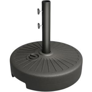 Fillable 81.5lb Max Capacity Umbrella Base,Outdoor Umbrella Stand with Steel Holder,Water or Sand Fillable for Outdoor,Lawn,Garden,Market