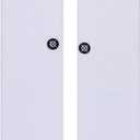 Stance Icon Classic Casual Crew Socks 3-Pack, Cotton Blend and Cushioning Arch Support (White, XL)